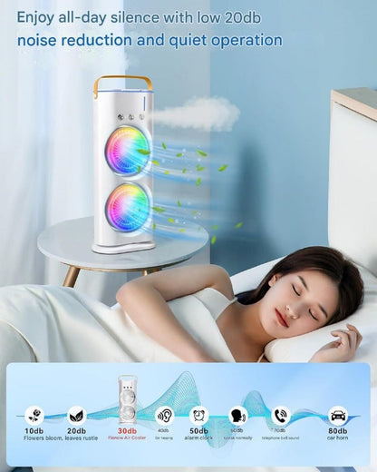 Portable Tower Mist Spray Cooling Air Fan