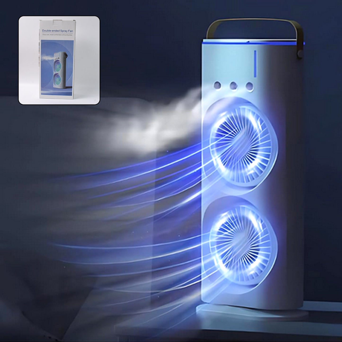 Portable Tower Mist Spray Cooling Air Fan