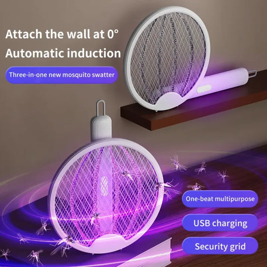 Foldable Electric Mosquito Killer Racket
